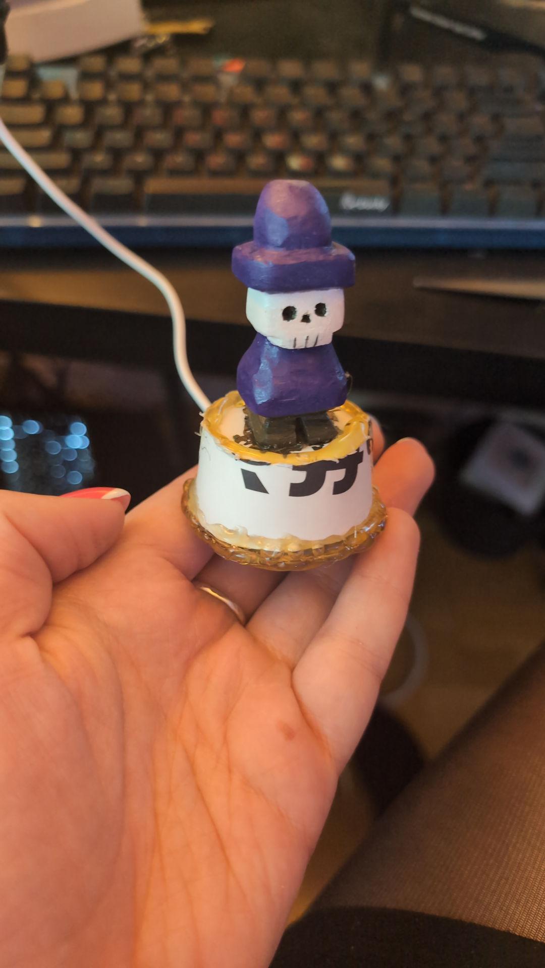 Little guy painted on undecorated base