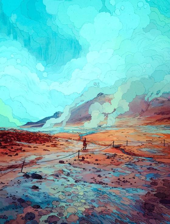 Iceland illustration