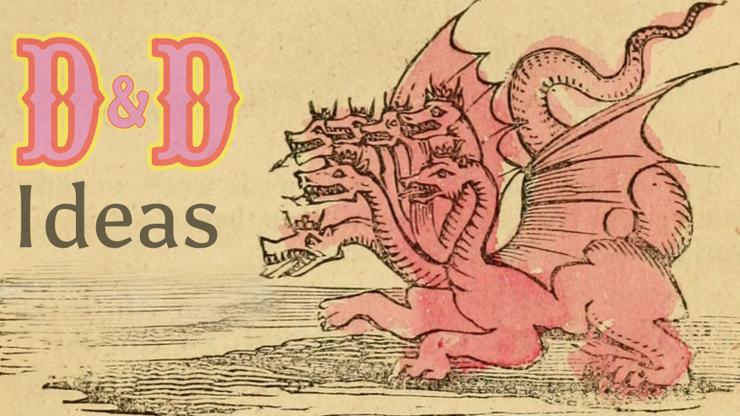 TEXT: D&D Ideas
PIC: Multi-headed dragon with crowns on its head from some medieval text
