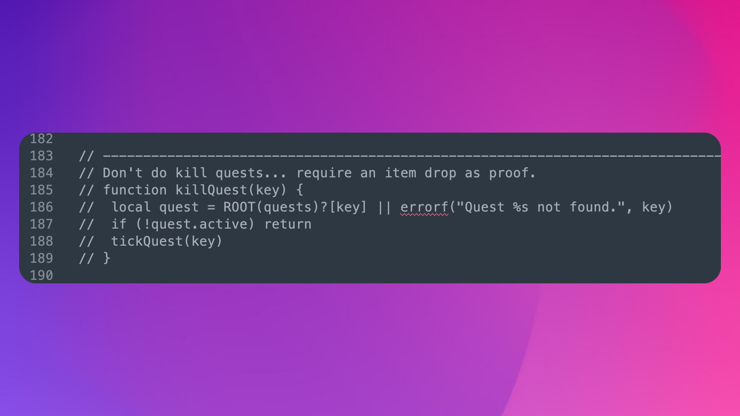 Don't do kill quests... require an item drop as proof.