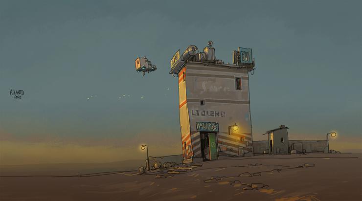 Lonely building.